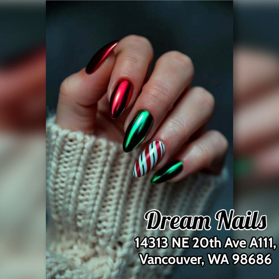 Winter Nail Designs in Vancouver, WA – Dream Nails Seasonal Styles